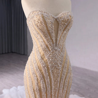Beautiful Sweetheart Sequins Beaded Mermaid Gown for Women