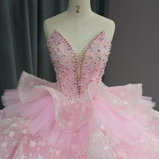 Beautiful Ruffle Sleeveless Puffy Quinceañera Dresses
