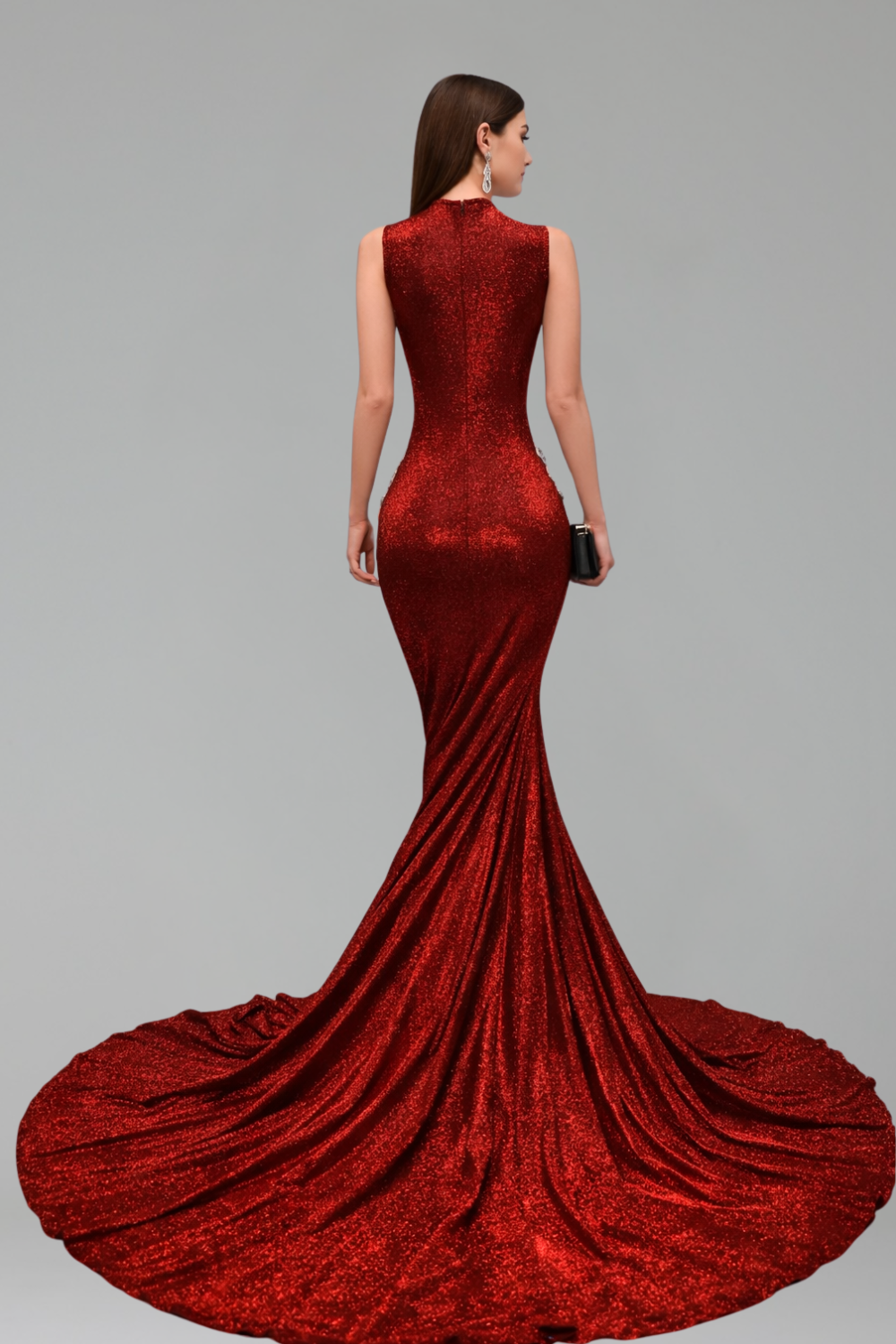 Beaded Mermaid Evening Gown - LAROSABRIDE