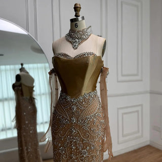 Ships in 2 to 5 Days -Luxury Beaded Corset Evening Gown with Sheer Overlay & Matching Gloves – 2025 Elegant Long Dress