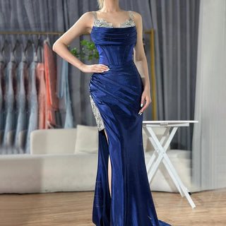 Draped Satin Corset Gown