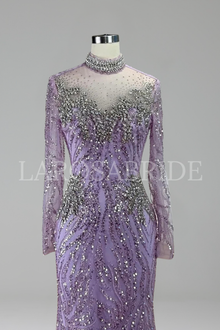 Beaded Mermaid Gown - LAROSABRIDE