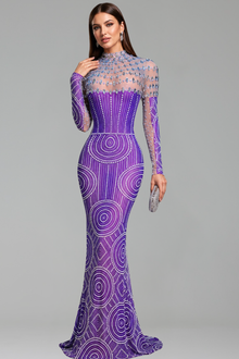 Crystal Illusion Gown - LAROSABRIDE