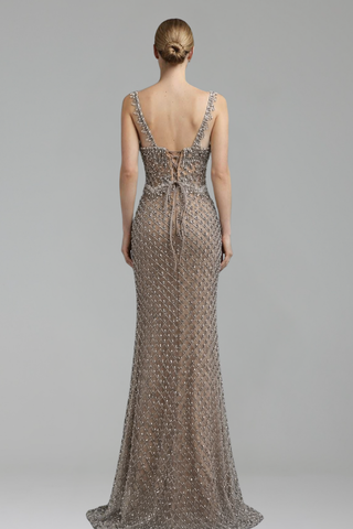 Crystal-Embellished  Dress