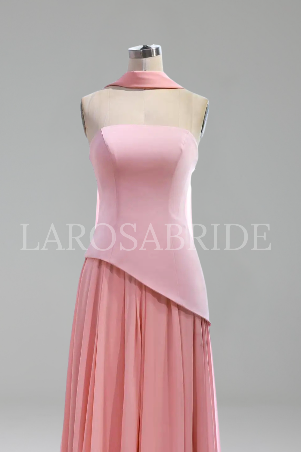 Long Evening Dress Flowing Skirt - LAROSABRIDE