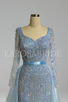 Sweetheart Beaded Mermaid Gown - LAROSABRIDE