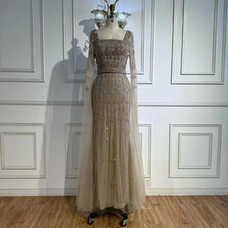 Shimmering Champagne Gown