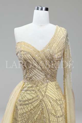 Beaded Skirt Mermaid Dress