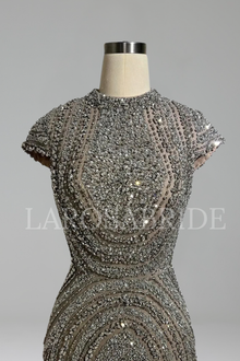 Beaded Mermaid Dress - LAROSABRIDE