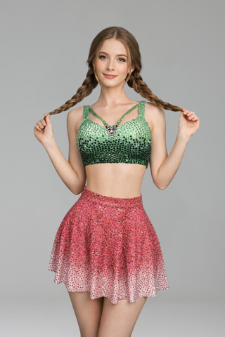 Crystal Mosaic Two-Piece Set