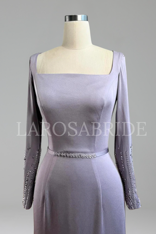Ruffled Elegant Evening Dress Gown - LAROSABRIDE