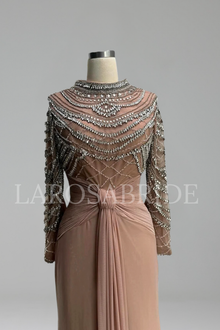 Stretch Mermaid Formal Evening Gown - LAROSABRIDE