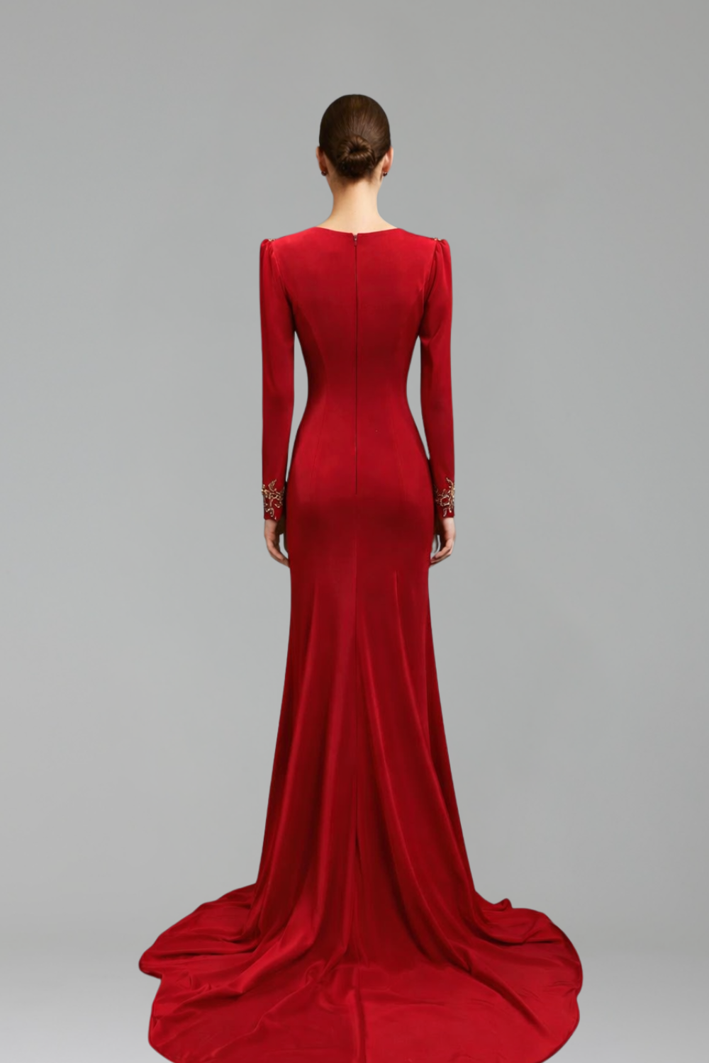 Tassel Beaded Mermaid Dress-Larosabride