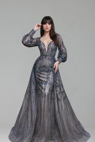 Overskirt Evening Gown-Larosabride