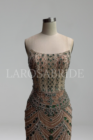 Beaded Formal Evening Dress