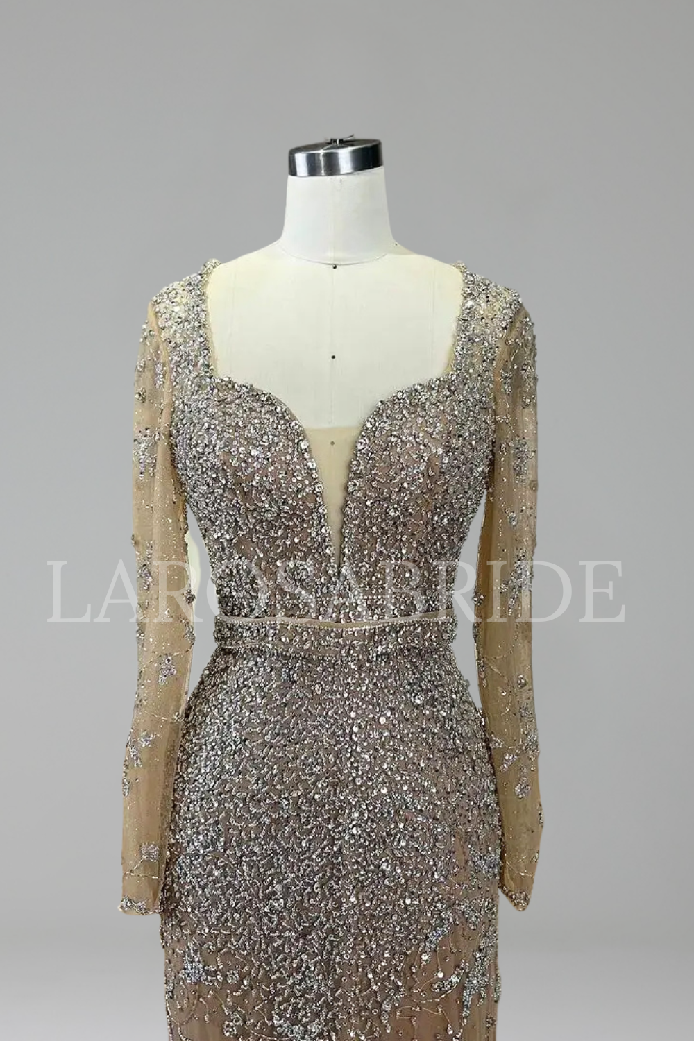 Sweetheart Beaded Mermaid - LAROSABRIDE