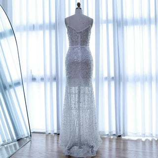 Ships in 2 to 5 Days - Luxury Purple Beaded Sequin Mermaid Evening Gown with Cape – Elegant Formal Dress