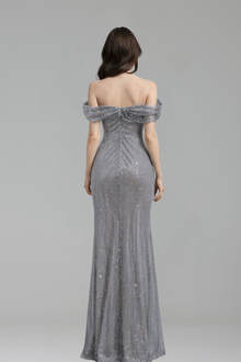 Diamond Corset Shiny Mermaid Gown - LAROSABRIDE