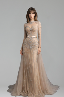 Beaded Evening Dress Overskirt - LAROSABRIDE