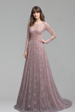 Beaded Mermaid Dress - LAROSABRIDE