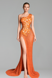 Flame Orange Elegance-Larosabride