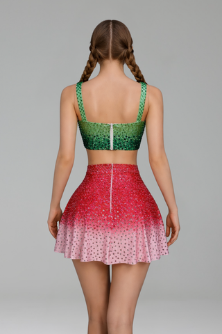 Crystal Mosaic Two-Piece Set