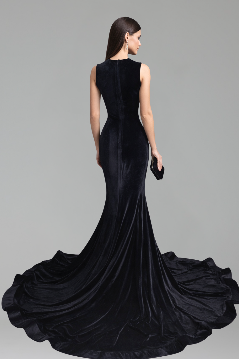Illusion Beaded Mermaid Gown - LAROSABRIDE