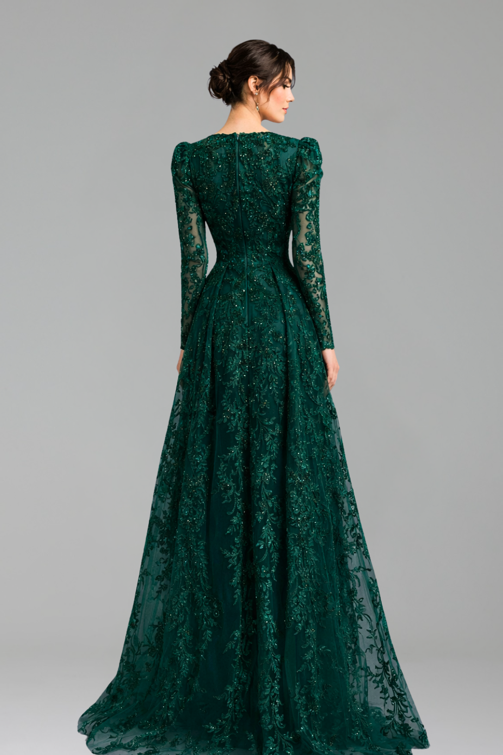 Mermaid Gown with Overskirt - LAROSABRIDE