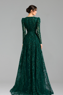 Mermaid Gown with Overskirt - LAROSABRIDE