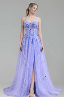 Strapless Beaded A-Line Dress - LAROSABRIDE