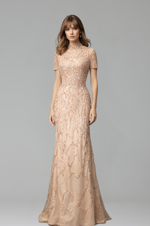 Beaded Mermaid Dress - LAROSABRIDE
