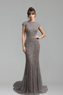 Beaded Mermaid Dress - LAROSABRIDE