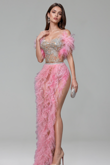 Enchanted Ruffle Couture Gown - LAROSABRIDE