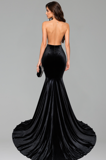 Embellished Mermaid Evening Gown - LAROSABRIDE