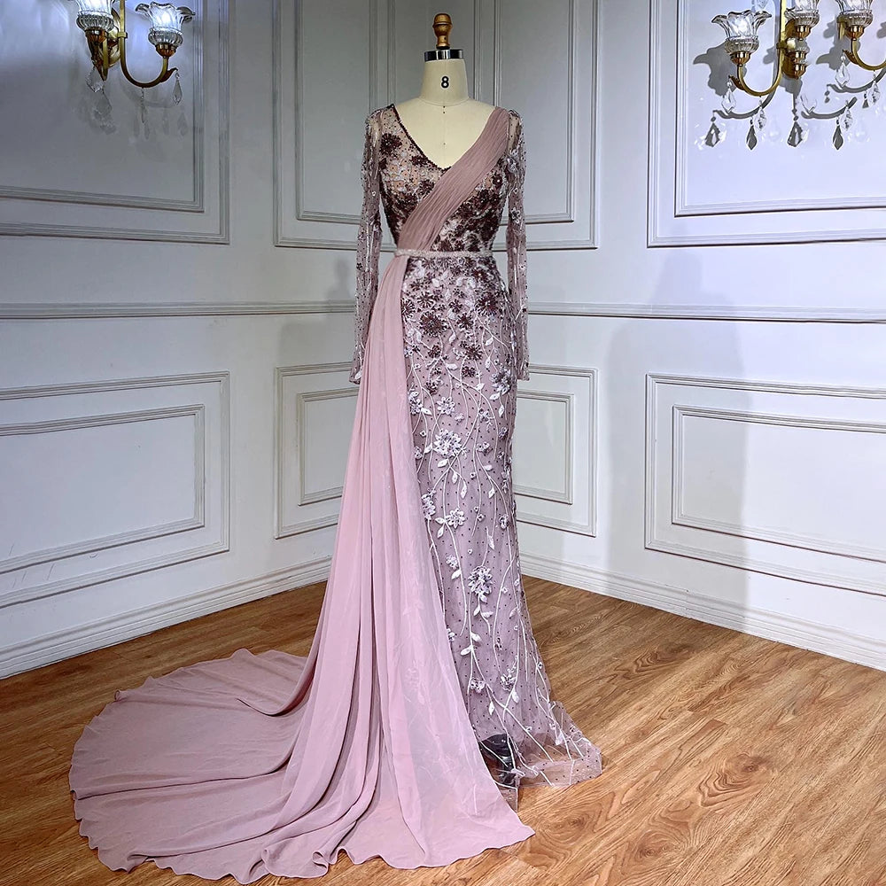 Evening dresses with sleeves online