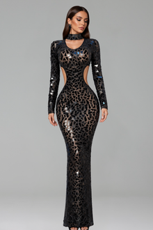 Crystal Mirror Illusion Mini Dress - LAROSABRIDE
