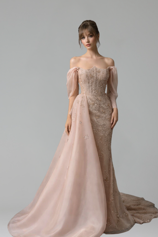 Pearl Beaded Mermaid Dress