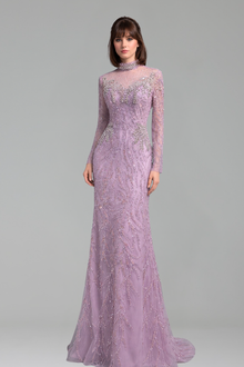 Beaded Mermaid Gown - LAROSABRIDE