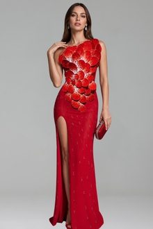 Layered Petal Gown - LAROSABRIDE