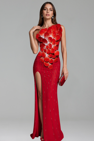 Layered Petal Gown - LAROSABRIDE