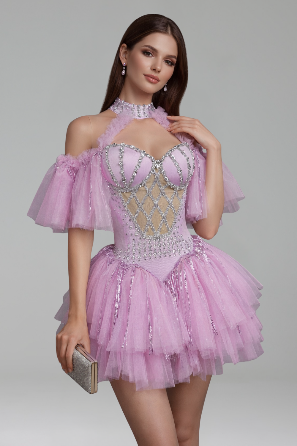 Off-Shoulder Tulle Costume - LAROSABRIDE