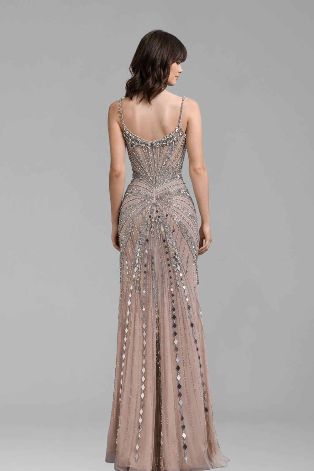 Corset Beaded Mermaid Prom Gown - LAROSABRIDE