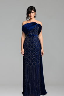 Beaded Arabic Gown - LAROSABRIDE