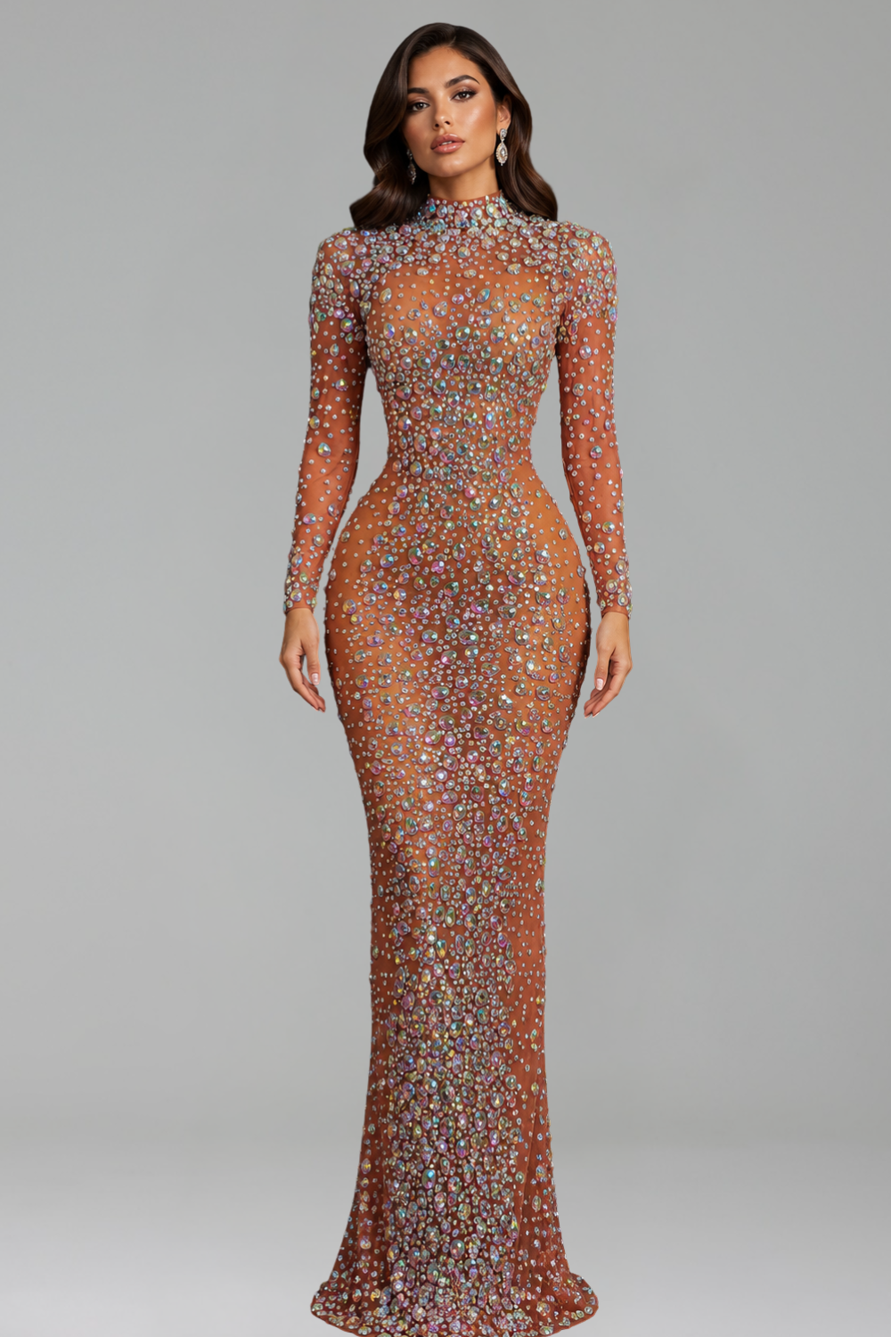 Iridescent Hourglass Gown - LAROSABRIDE