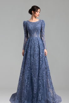 Mermaid Gown with Overskirt - LAROSABRIDE