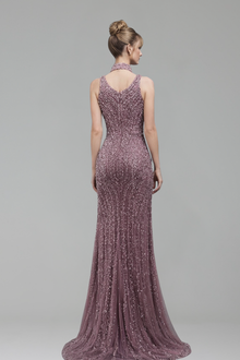 Mermaid High Slit Evening Dress - LAROSABRIDE