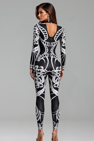 Monochrome Baroque Catsuit