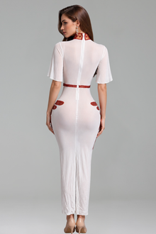 Imperial Embellished Oriental Gown - LAROSABRIDE