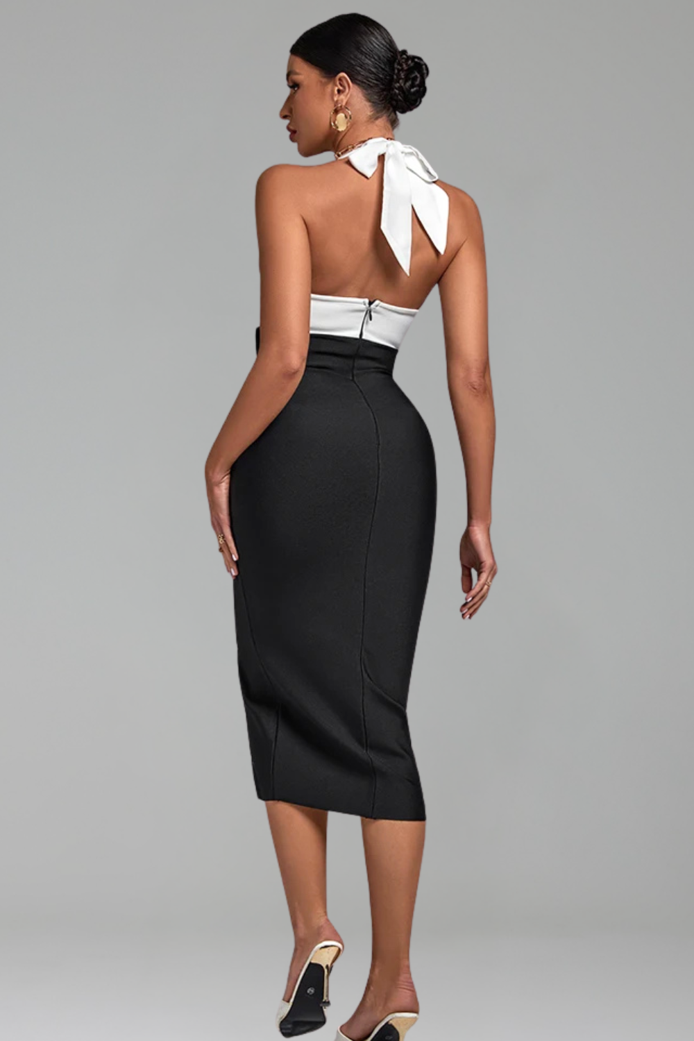 Two-Tone Corset Midi-Larosabride