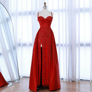 Spaghetti Strap Evening Gown